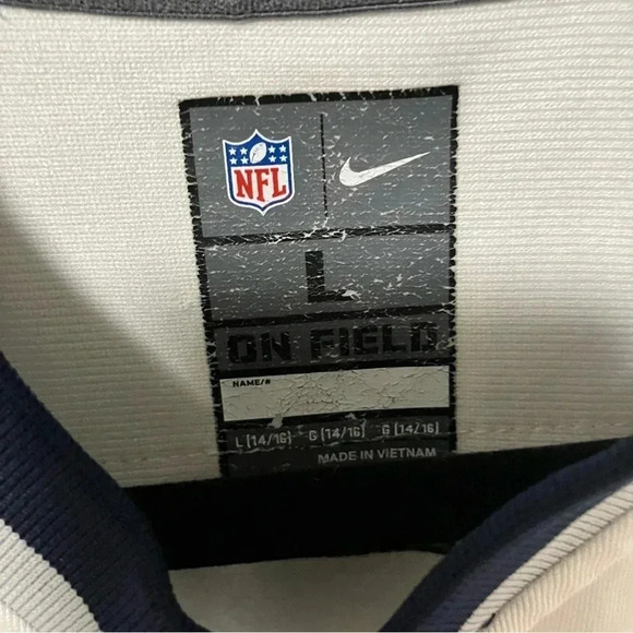 Nike Patriots New England Brady  jersey Large in White - Picture 2 of 7